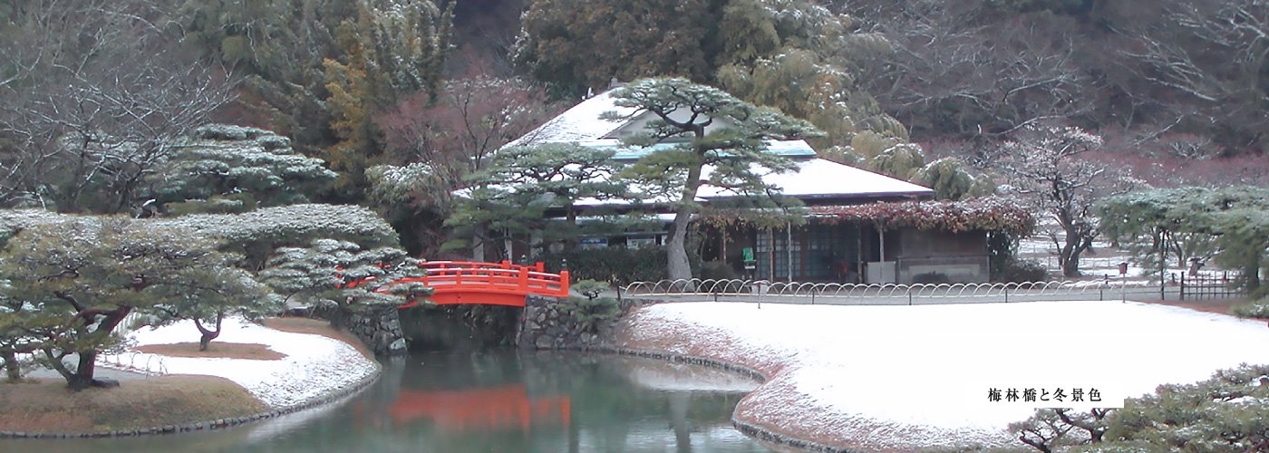 梅林橋と冬景色